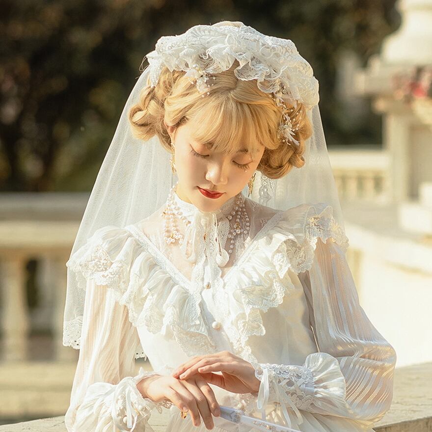 ロリータファッション 【ロリィタ初心者さんにも安心】リボン×レースの