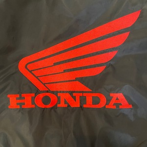 【HONDA MOTORCYCLE GEAR】MA-1 フライトジャケット バックロゴ 刺繍ロゴ ブルゾン 古着