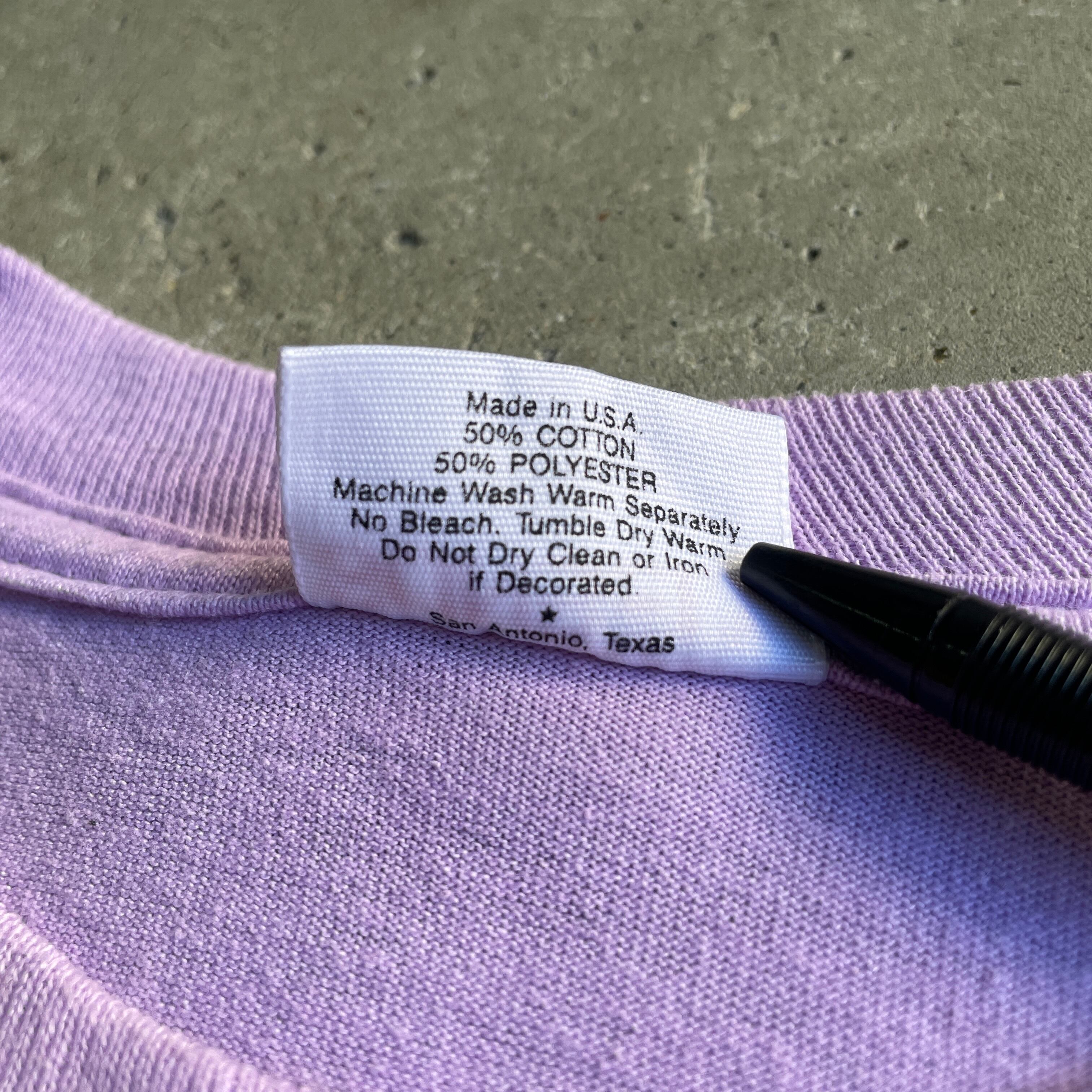 90年代 USA製 SUNBELT 袖シングルステッチ 無地 ブランクTシャツ