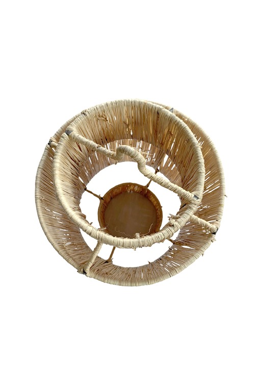 RAFFIA LAMP SHADE