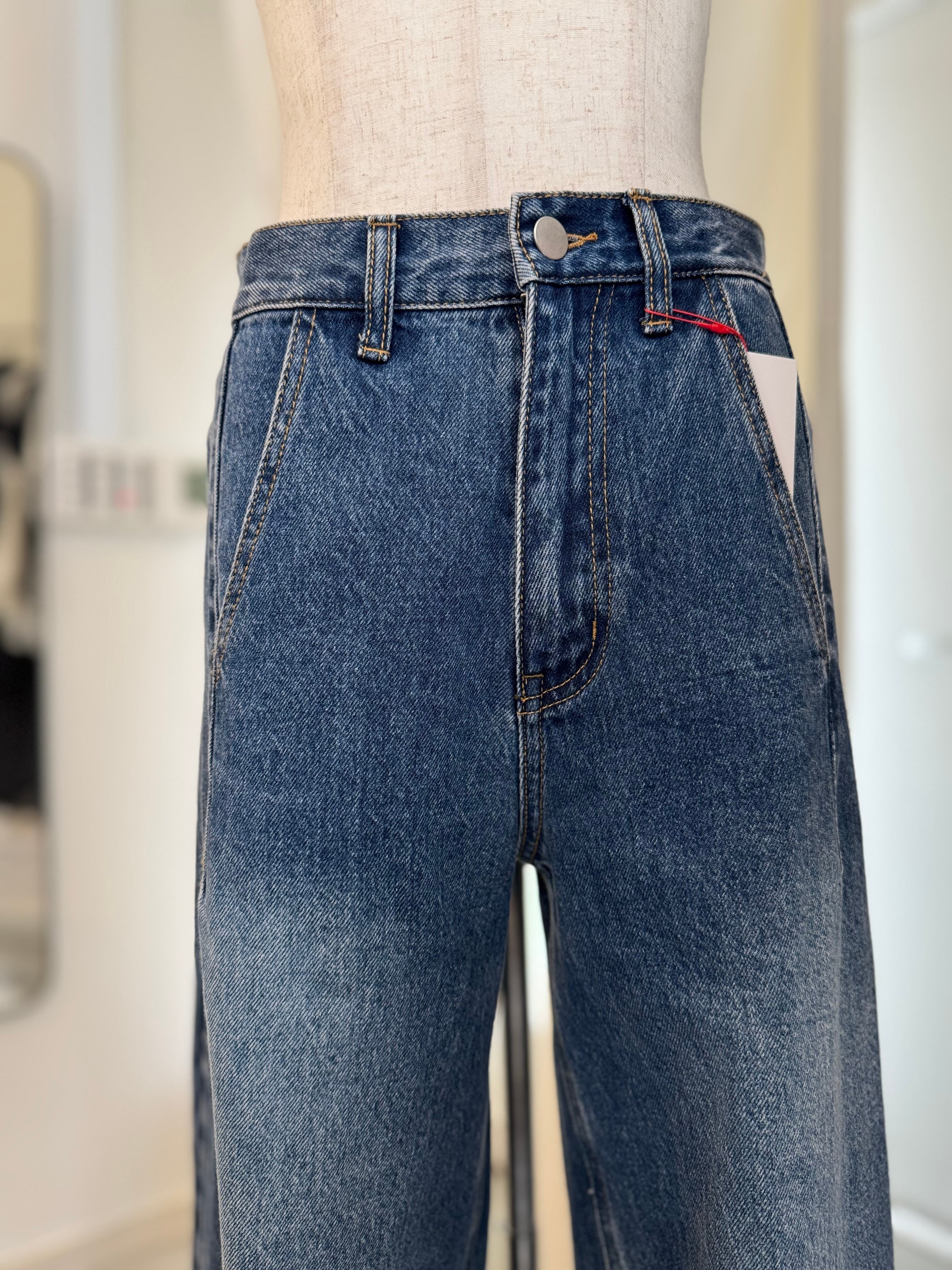 【PASSIONE】ワイドデニムパンツ 536616