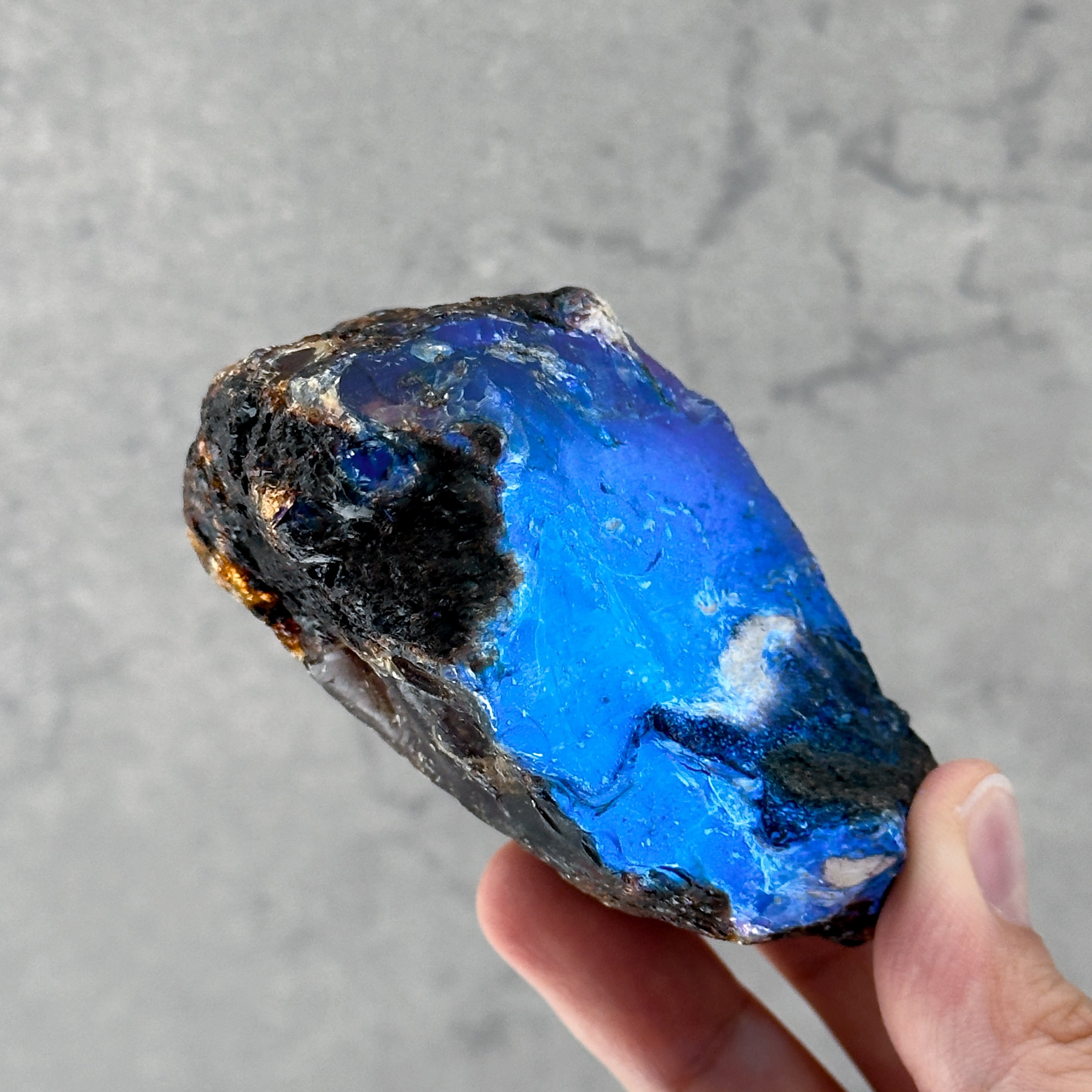 天然琥珀ブルーアンバー72◇ Blue Amber ◇ 天然石・鉱石
