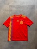 adidas スペイン代表 ゲームシャツ サッカーシャツ ユニフォーム L 赤 CLIMALITE
