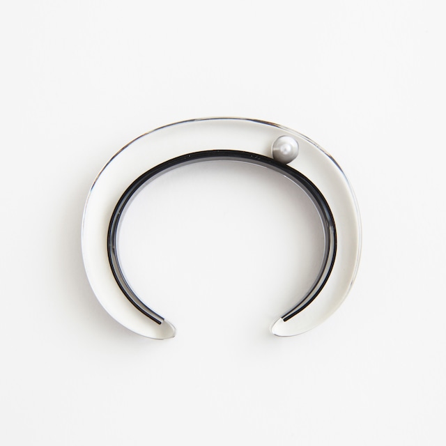 JUTIQU／Essence Silver Ring 10（1 pearl silver_left）  