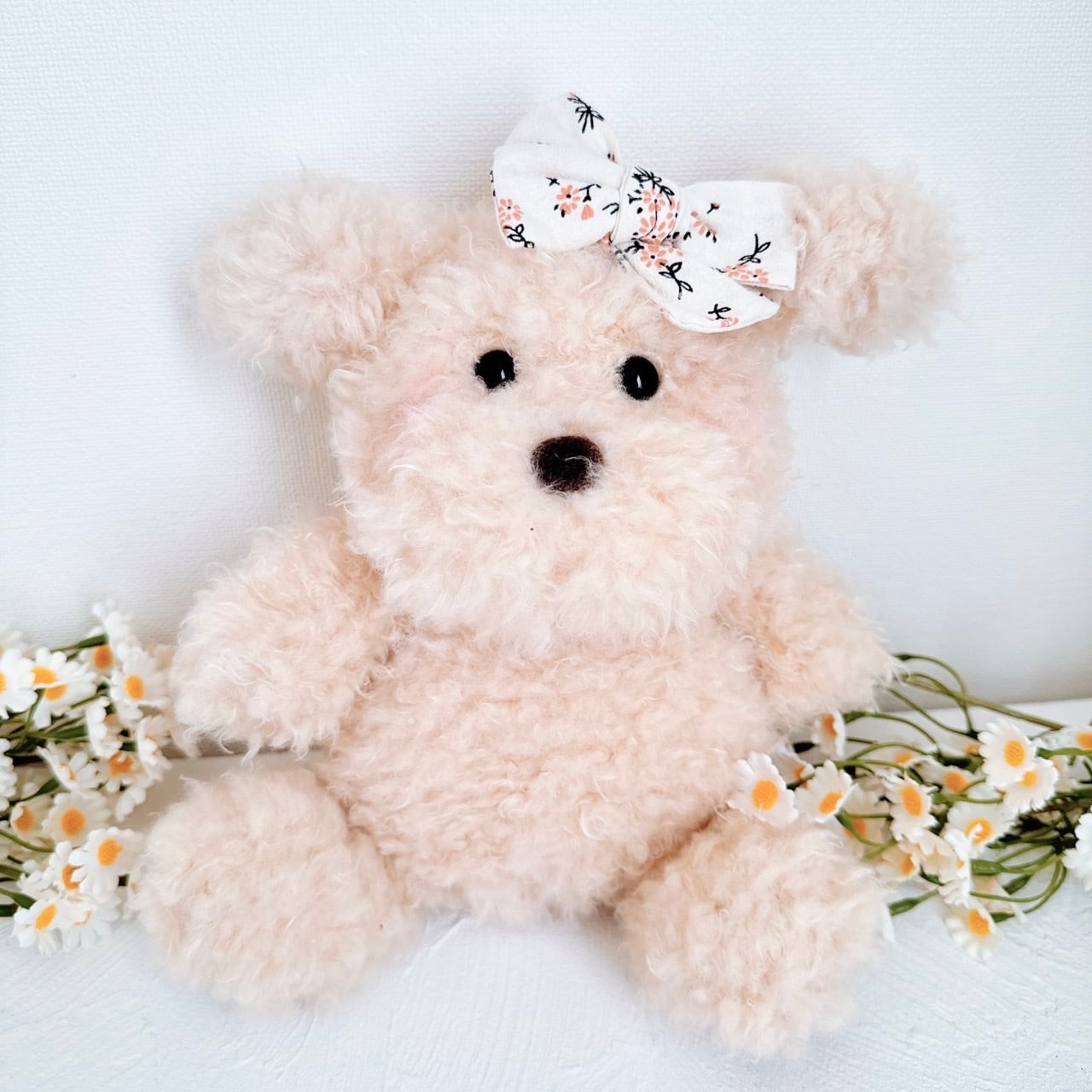 ファブリックリボンヘアバンド（後ろ支え付き）