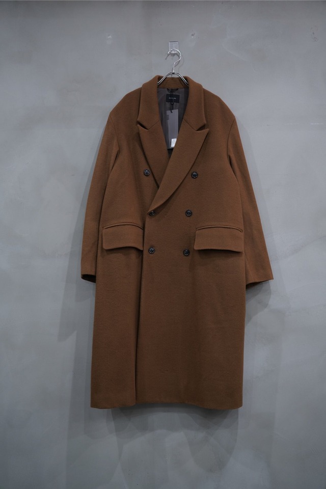 super nove double chesster coat   brown