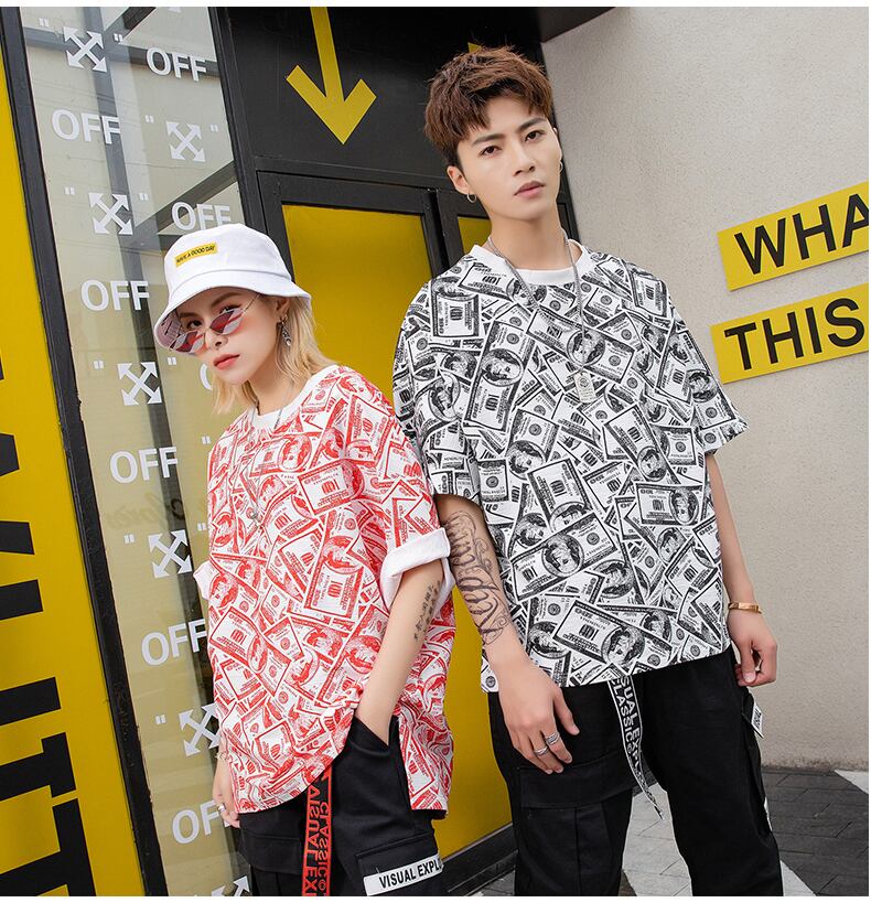 全2色 Tシャツ カットソー プリント カジュアル ユニセックス