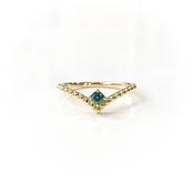 Tiara Ring / K18 / Pt / Diamond【受注生産】