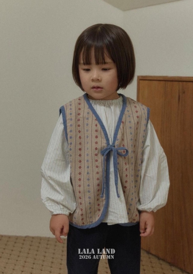 〚予約〛Hippie two-sided vest <kids>