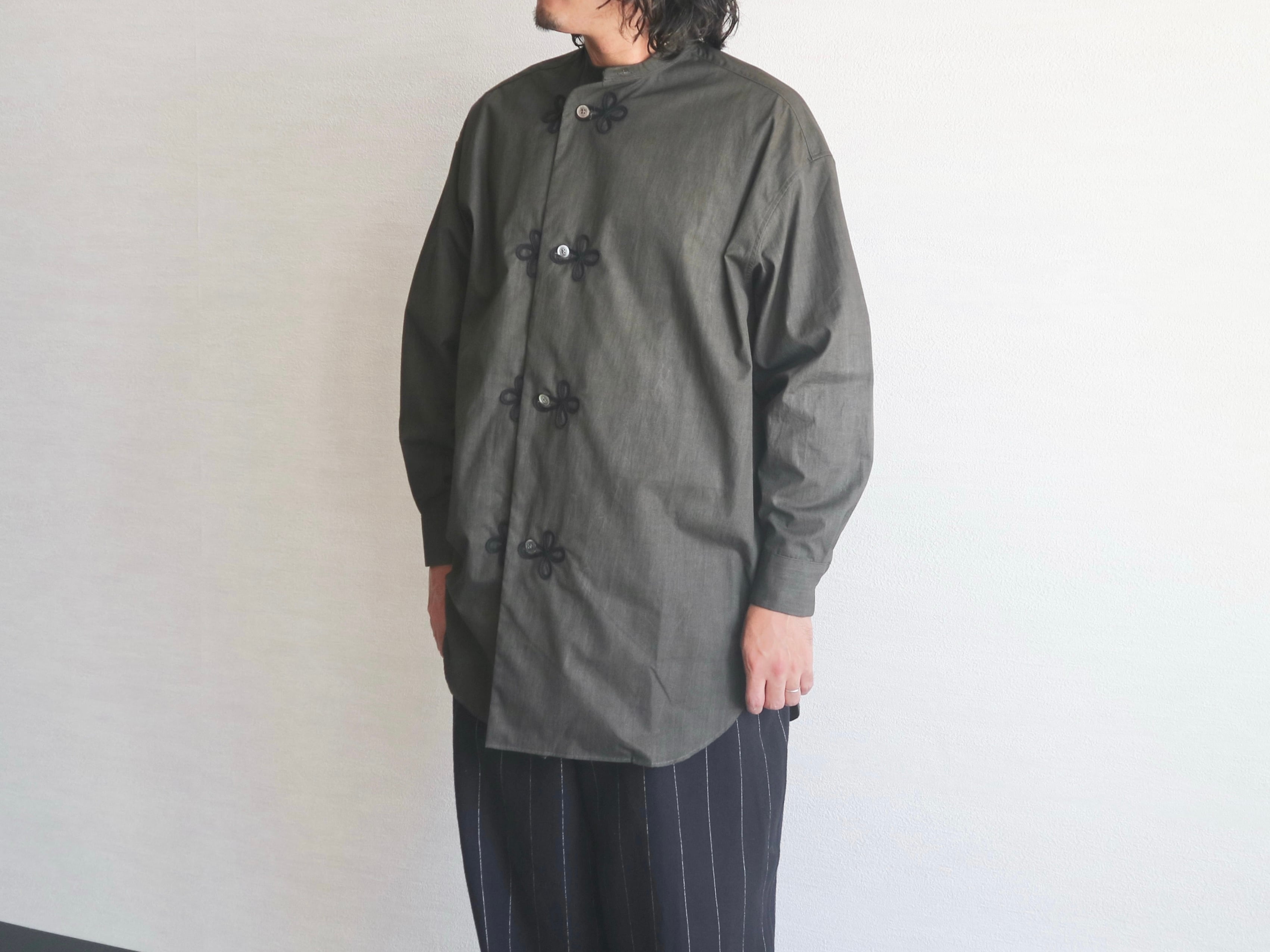 HAVERSACK ハバーサック】SUMI INK DYE SLEEPING SHIRT スミインクダイ