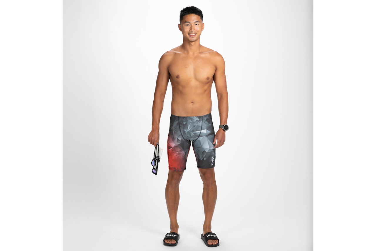 MENS SWIM JAMMER  (Crystal)　スイムウエア スイムパンツ トレーニング トライアスロン 水着 ZMR22080