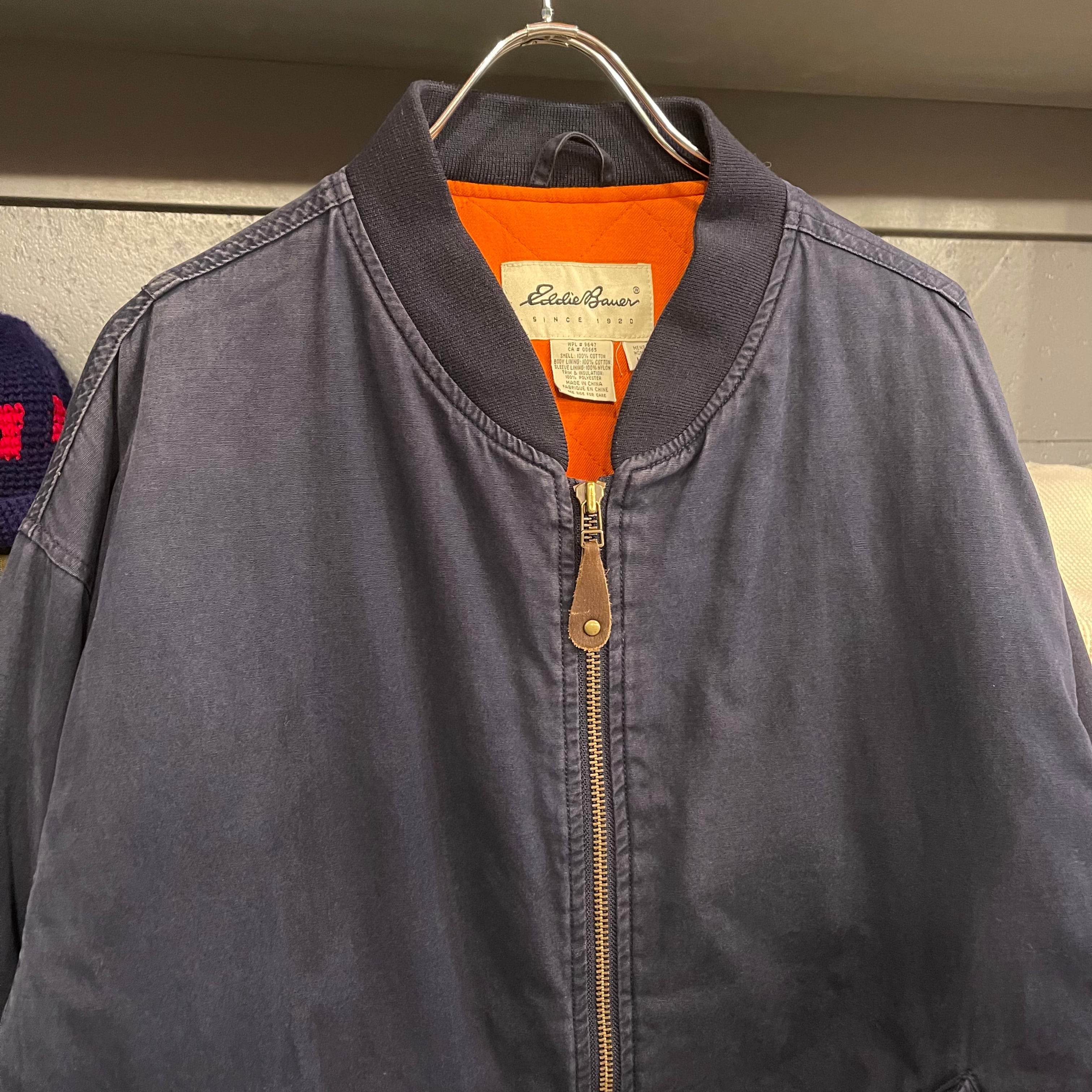90s Eddie Bauer MA-1 Type Flight Jacket | VOSTOK