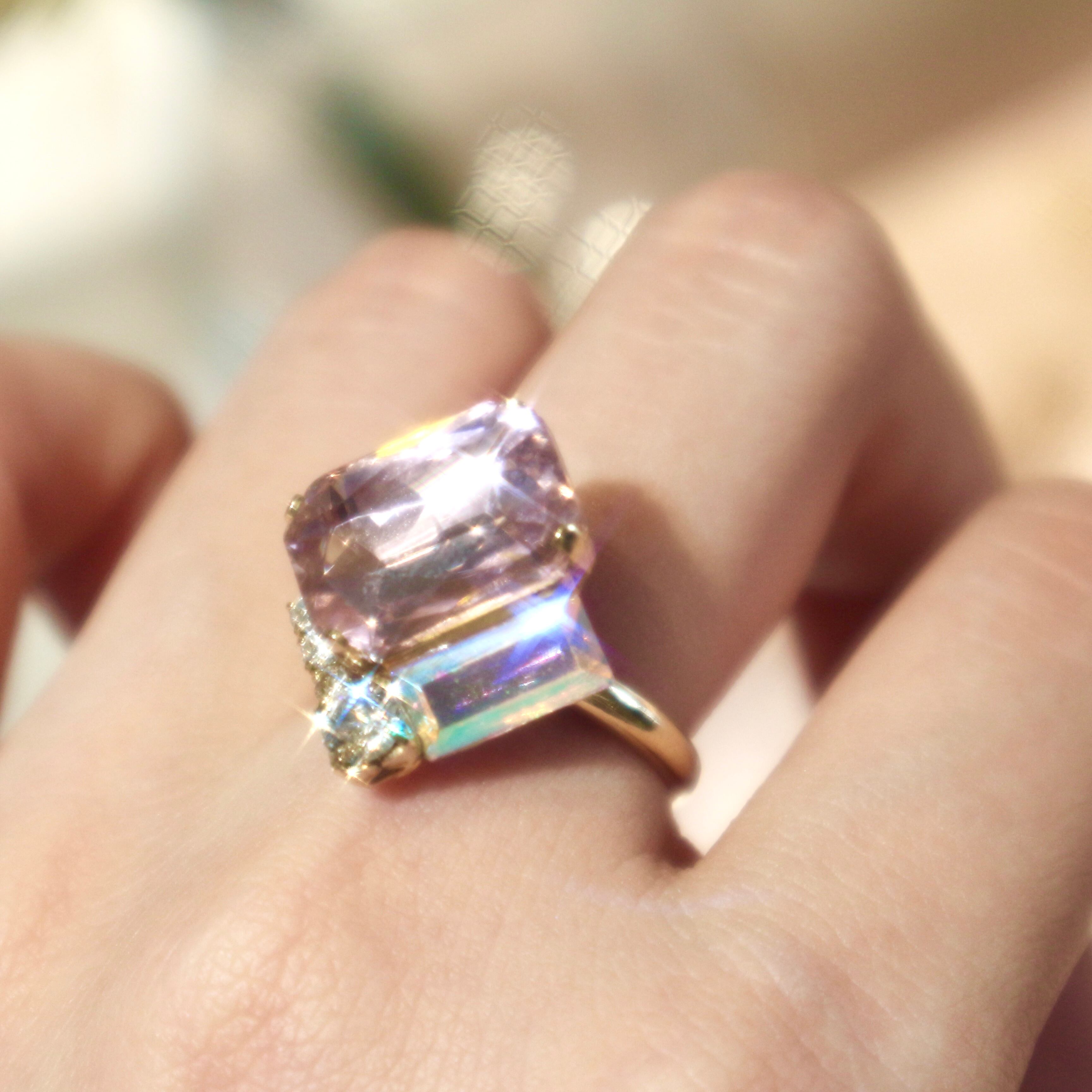 Candy rings (pink / F size)