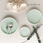 フラット皿 Mino_works プレート 2人セット 選べる7色