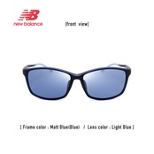 new balance/ 偏光サングラス:NB8103 C03/ マットブルー-ブルーレンズ