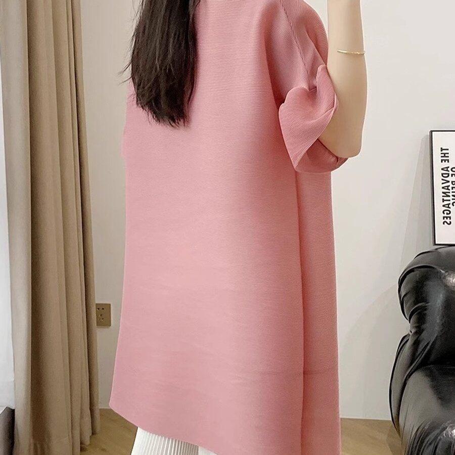 着用2回　PINK HOUSE イチゴ　チュニック　ミニワンピース 2way ワンピース ミニワンピース 5分袖 ラウンドネック チュニック