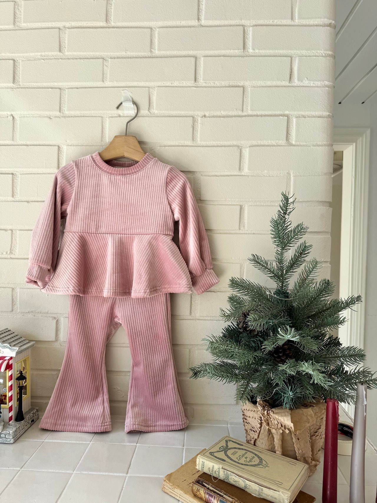 le petit mot［取寄］mink velour flare setup 26winter