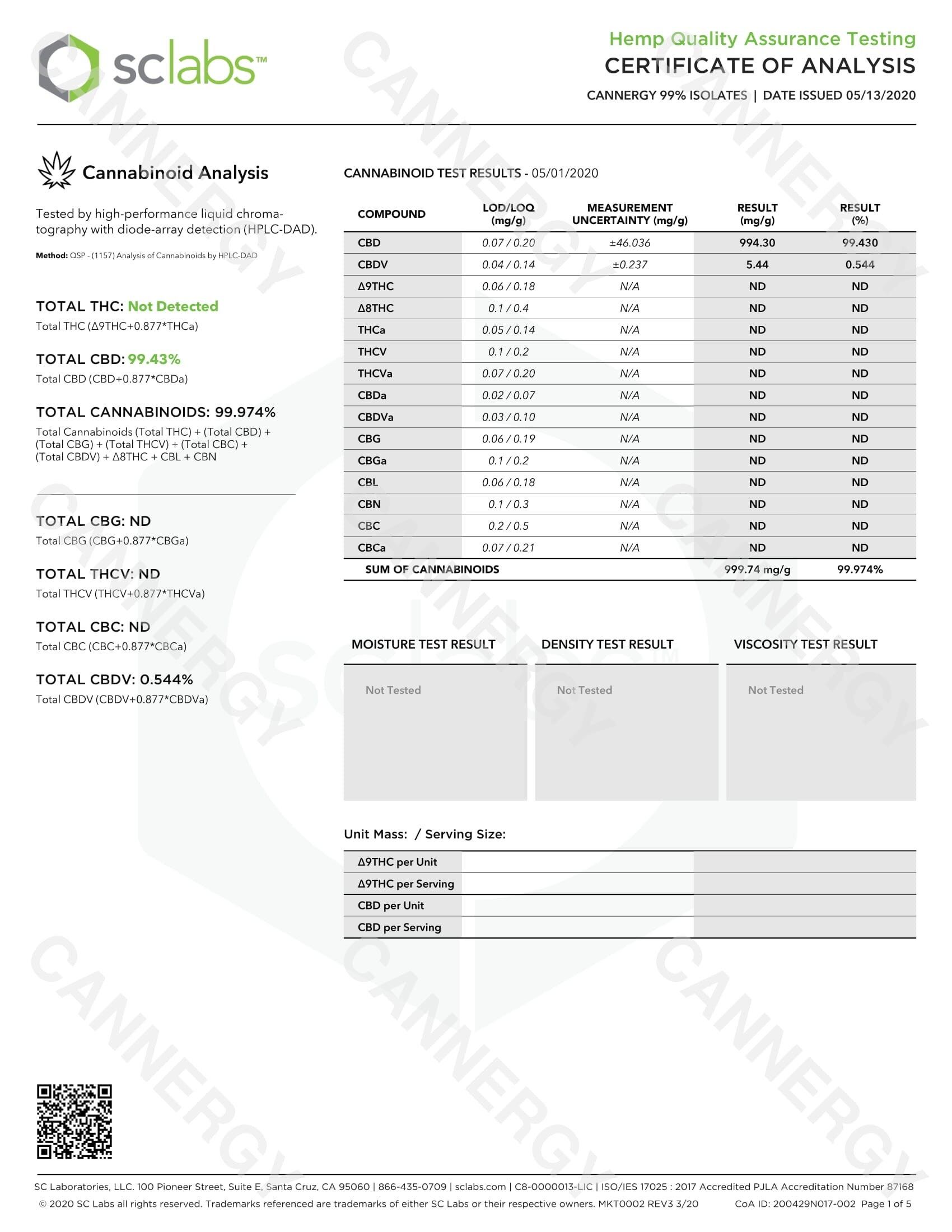 CBNアイソレート1ppm新基準値対応原料 10g 1ppm CBN アイソレートパウダー | 卸売 - terpender OFFICIAL
