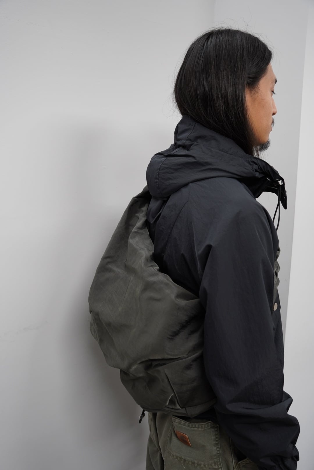 美品 OUAT Office Bag steel 