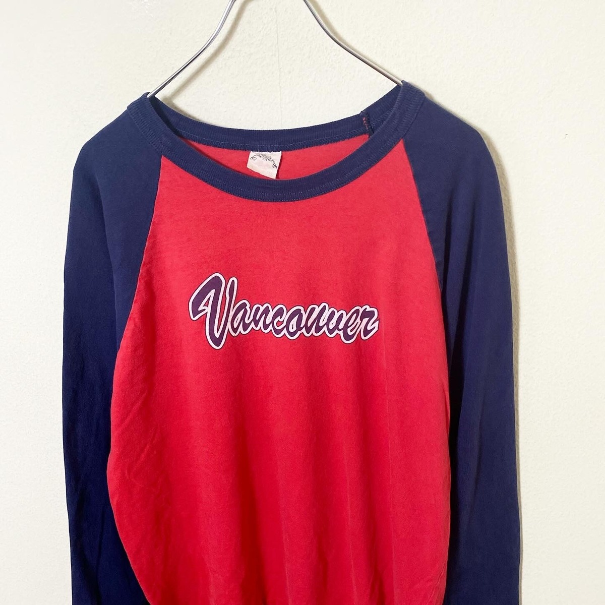 カナダ製 Vintage 長袖 プリント ラグラン Tシャツ ロンT 古着 | 古着屋Ryu