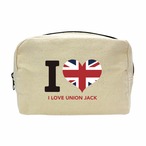 I LOVE UNION JACK ポーチ