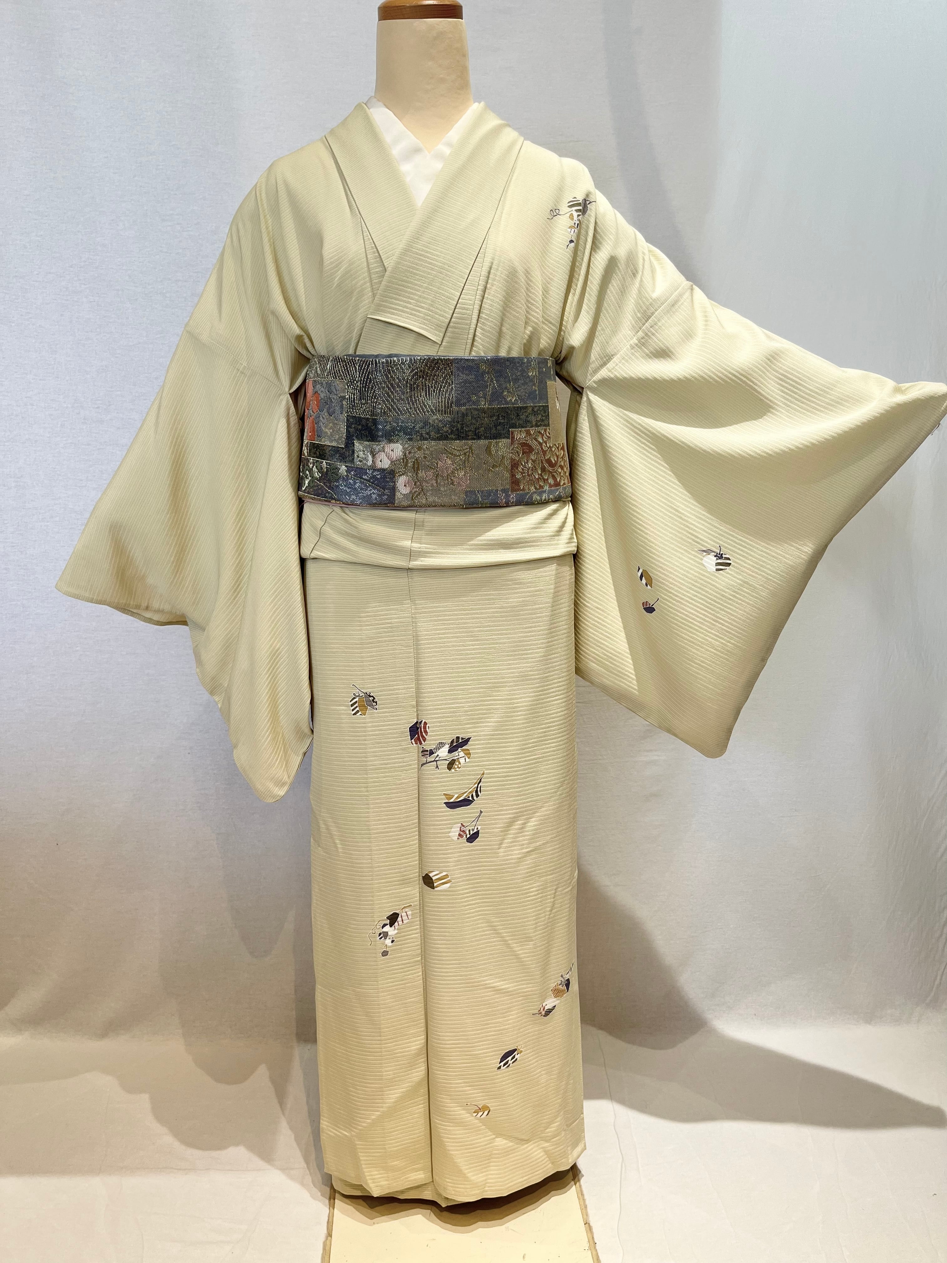 2170 超高身長 夏用 絽 付け下げ Ro tsukesage for summer  
