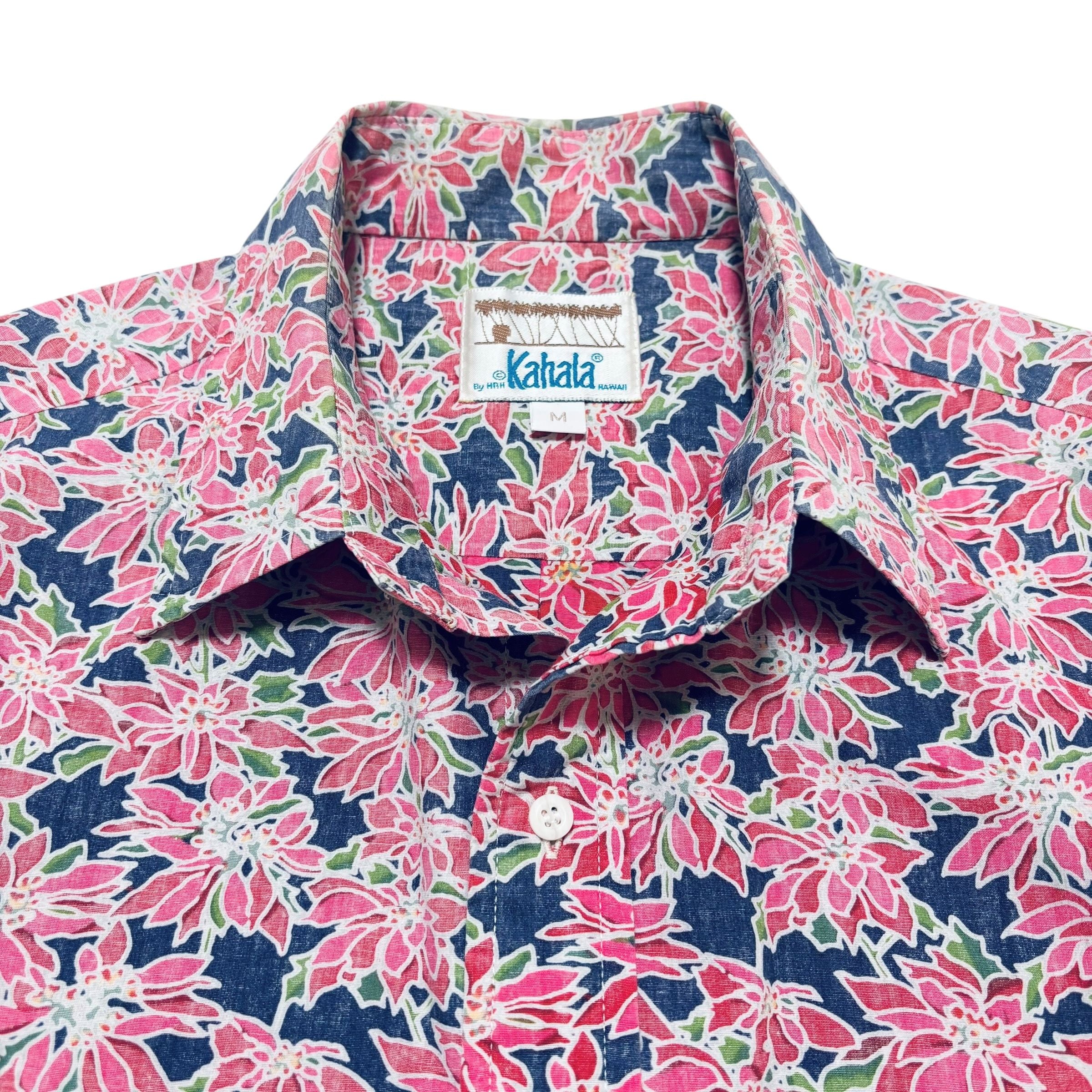 古着 カハラ KAHALA ハワイアン アロハシャツ ハワイ製 クリーニング