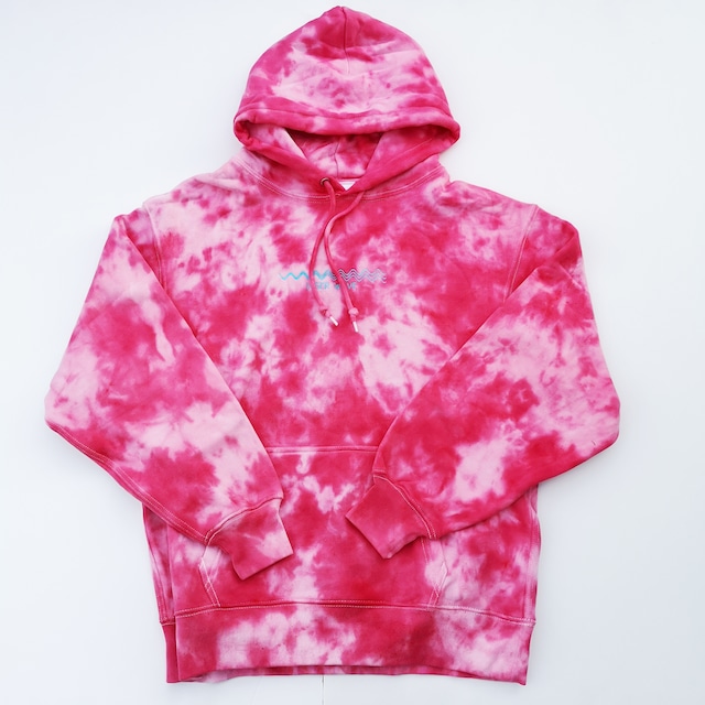 STASCM "LASER WAVE" HOODIE Red-Dye XL