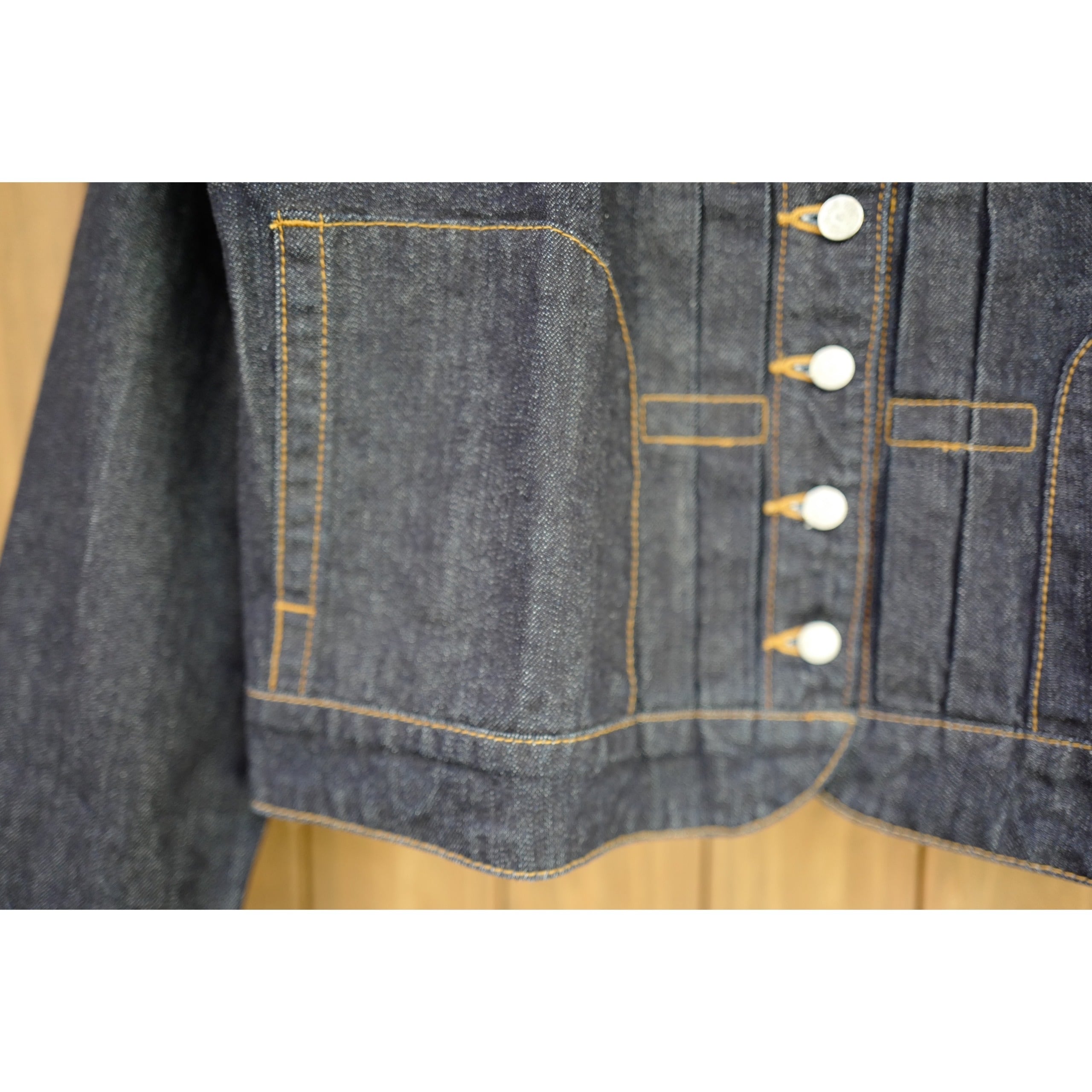 Si-Si-Si comfort｜BASIC DENIM JACKET（Gジャン）-one wash / indigo