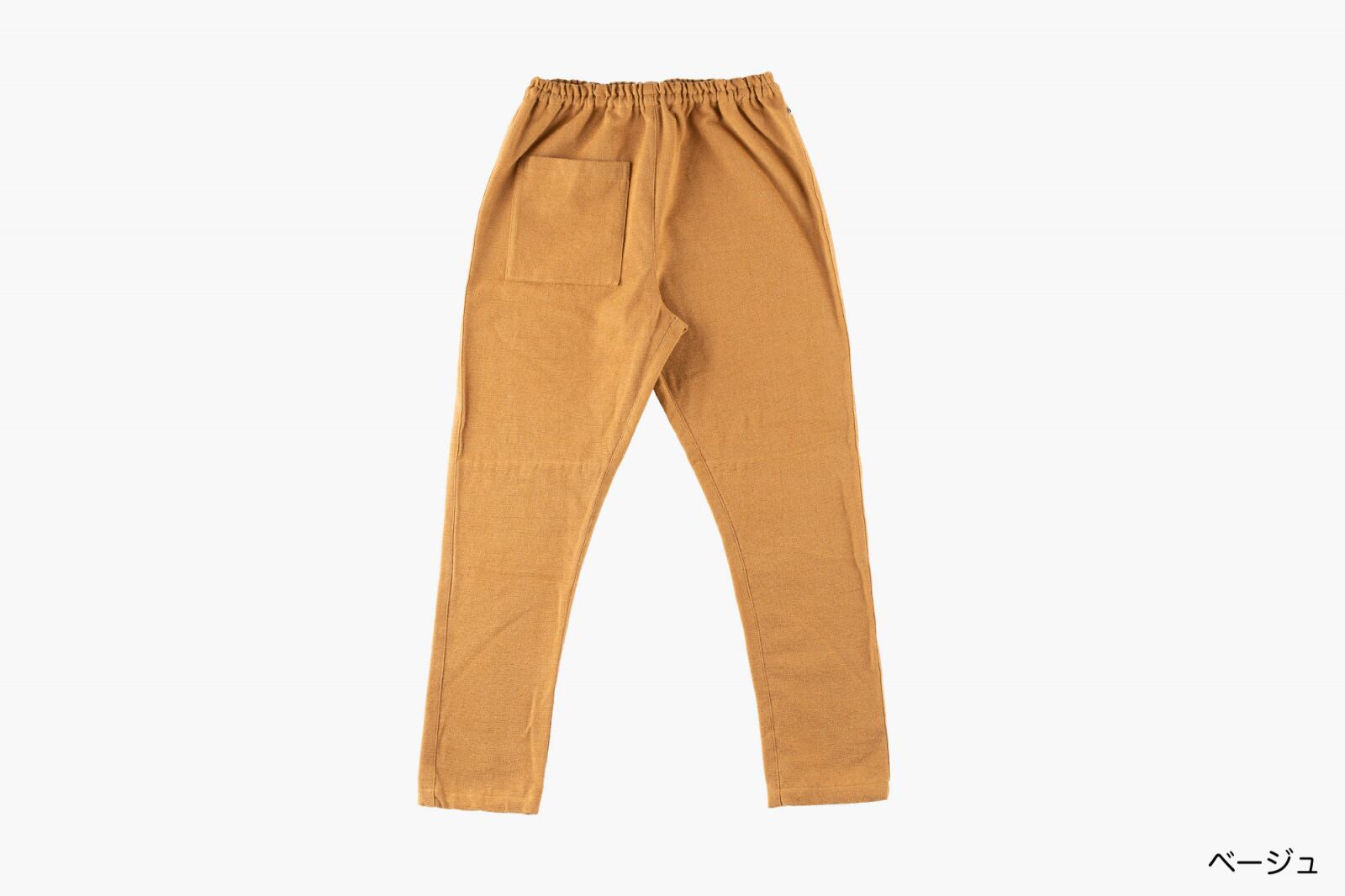 うなぎにの寝床　もんぺ　綿モール うなぎの寝床 久留米絣のもんぺ 綿モール(無地)【期間限定・送料無料