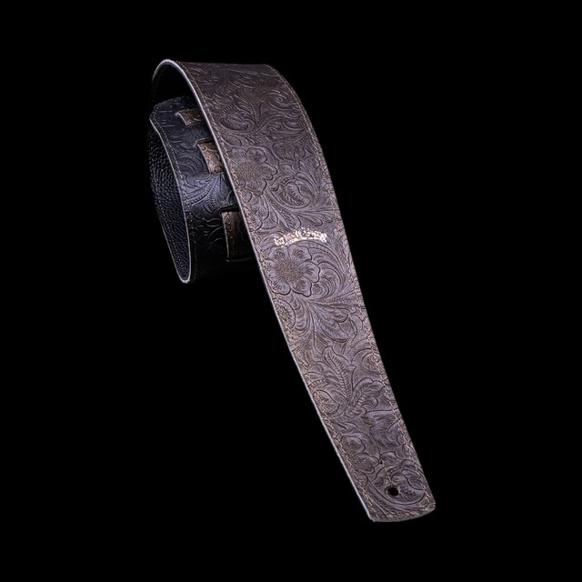 姫路レザー Engrave Slim Wide Hand Dye