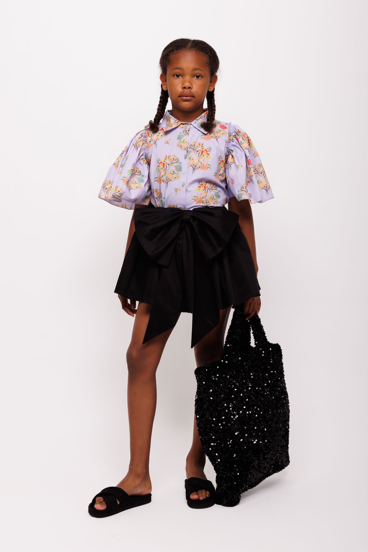 ＜CHRISTINA ROHDE＞リボン スカート Skirt No. 223（black) - 4