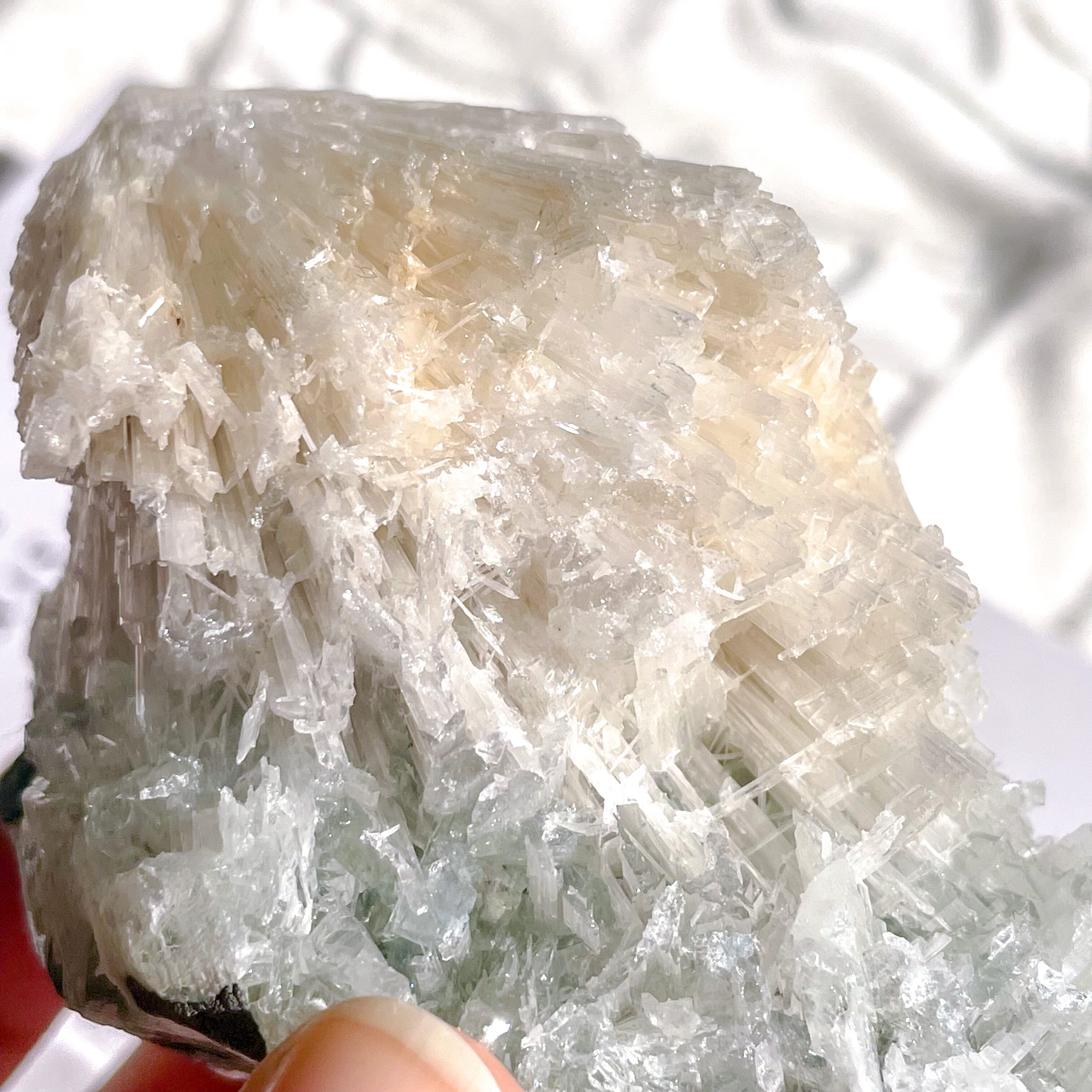 Green Apophyllite Rectangle Cluster 3 ✧ グリーンアポフィライト
