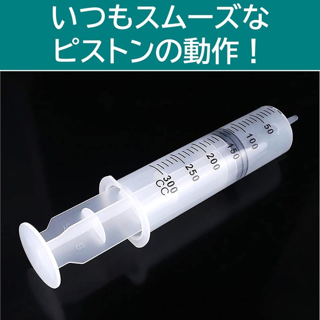 ルボナリエ 注射器 シリンジ インジェクタ プラスチック 多機能注射器 実験 計量 ディッシュ シャーレ (クリア 300ml)
