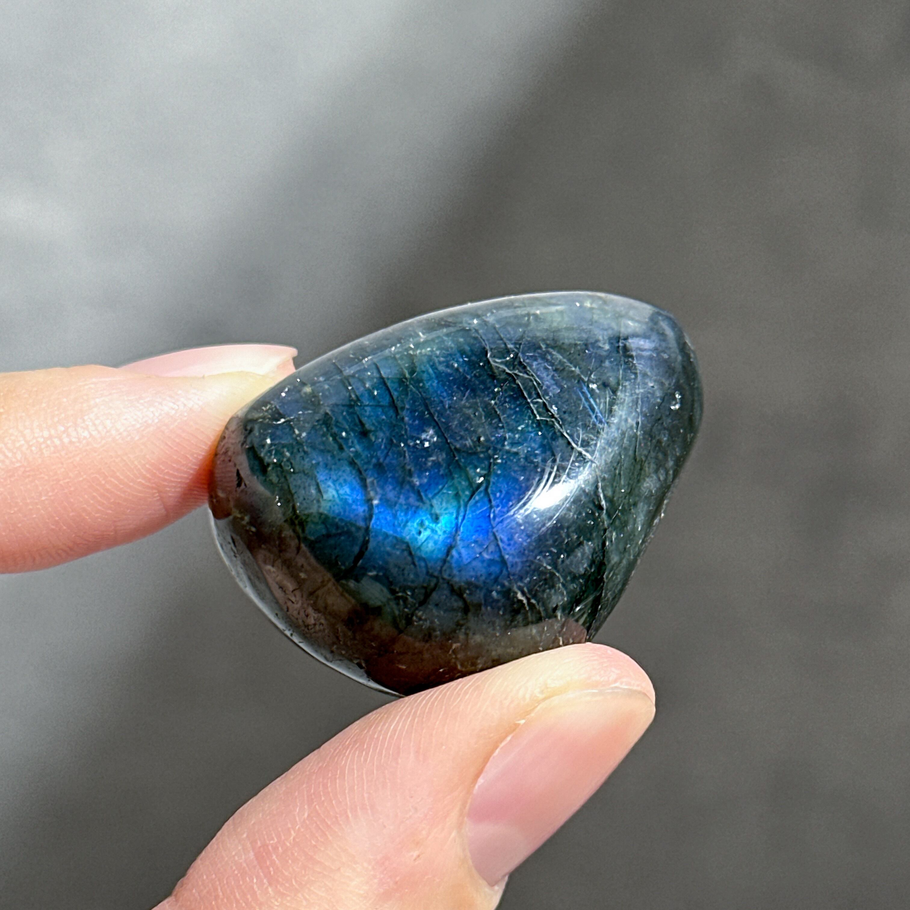 ラブラドライト タンブル74◇ Labradorite ◇天然石・鉱物