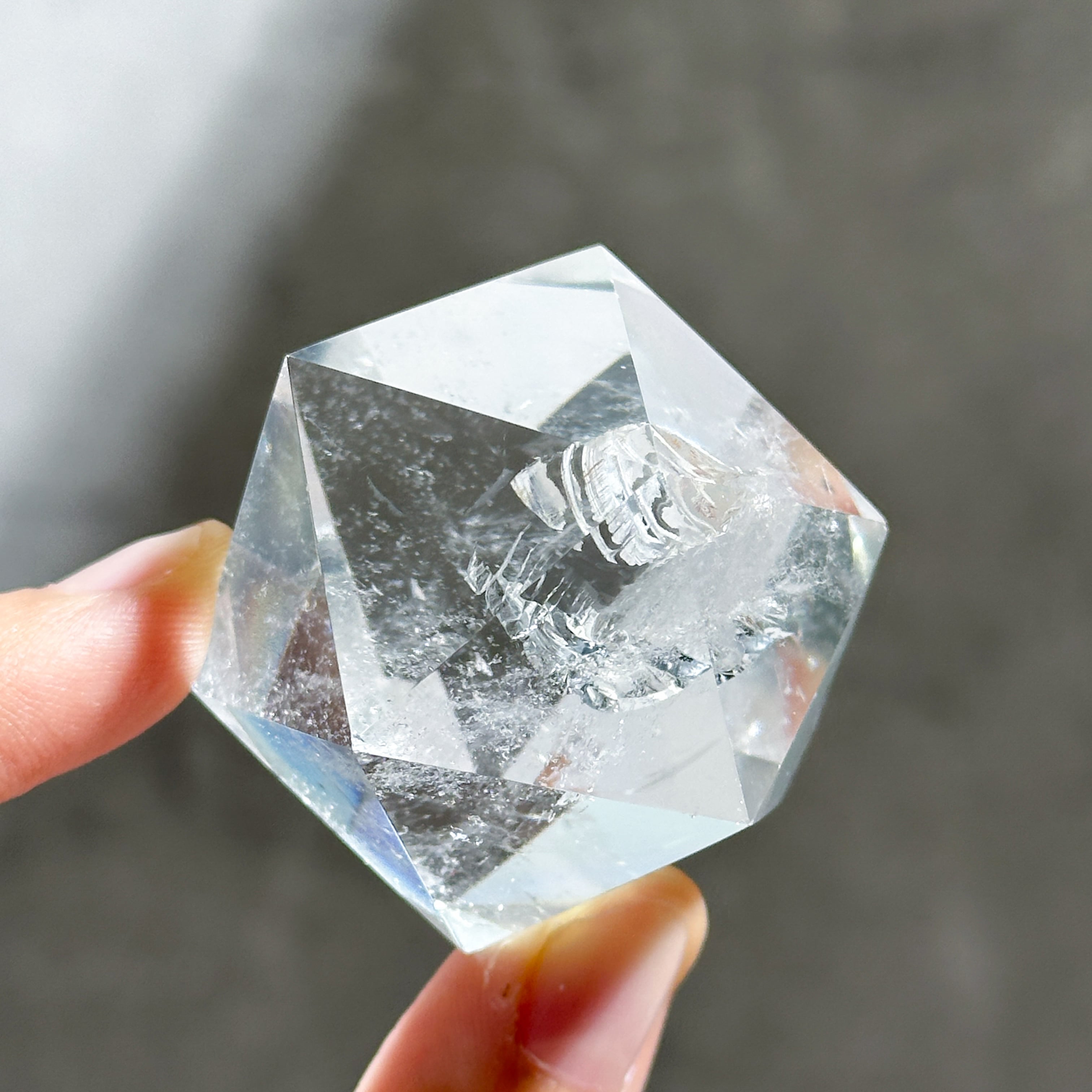 ミナスジェライス産クリアクォーツ 正二十面体75◇ Clear Quartz
