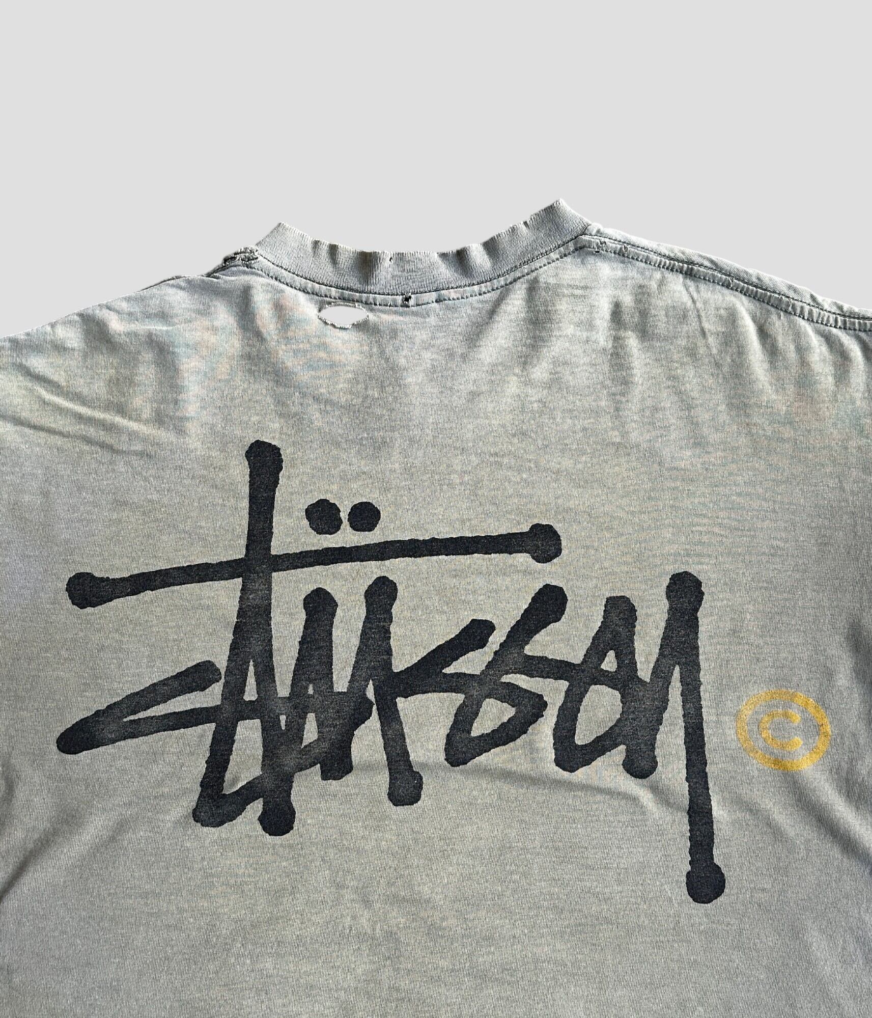 Old Stussy- Vintage 90s stocklogo T-shirt good fade
