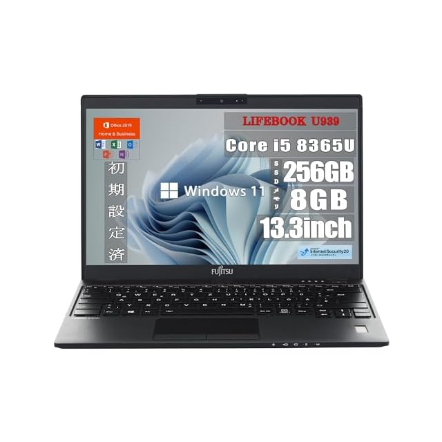 整備済み品】 富士通ノートパソコンoffice搭载 windows11，lifebook