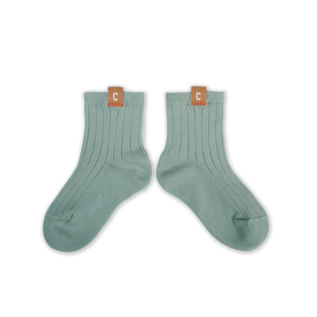 Collegien - Antoinette Lightweight Pointelle Socks / Praline de Lyon