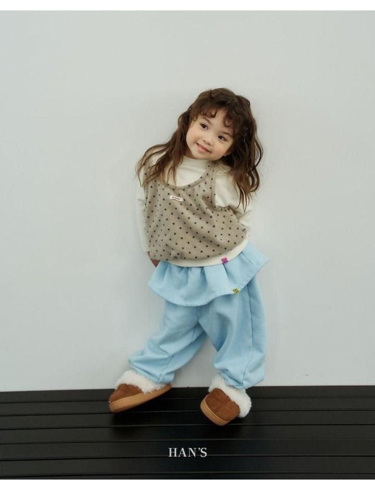 ハンス / Hans / ケリースカートパンツ / 韓国子供服 / キッズ / 26winter〖取寄〗*XXS~JS*