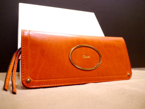 新品同様◆Chloe クロエ レザー 長財布 ヴィクトリア◆