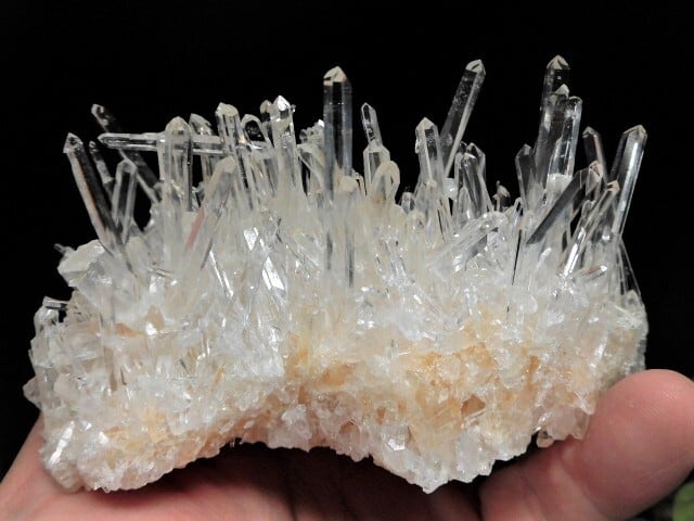 送料無料】【最高品質】コロンビア サンタンデール産水晶クラスター no