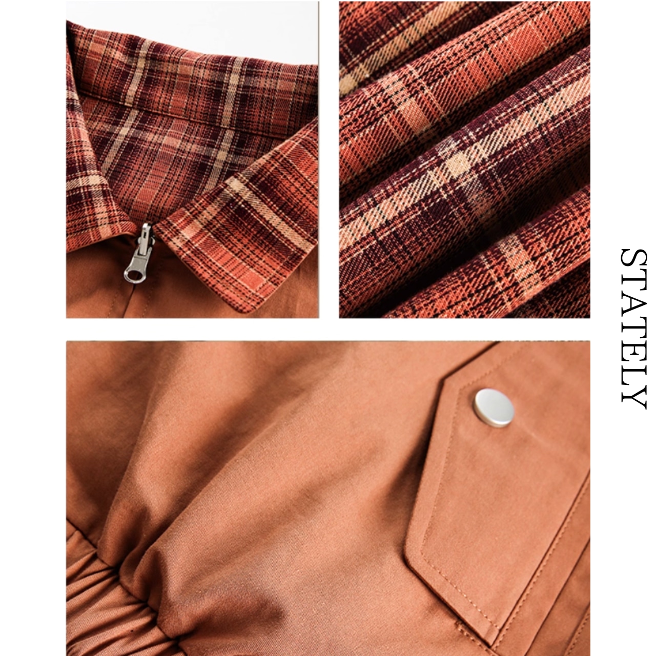 Vtg Check Blouson_O79・画像7