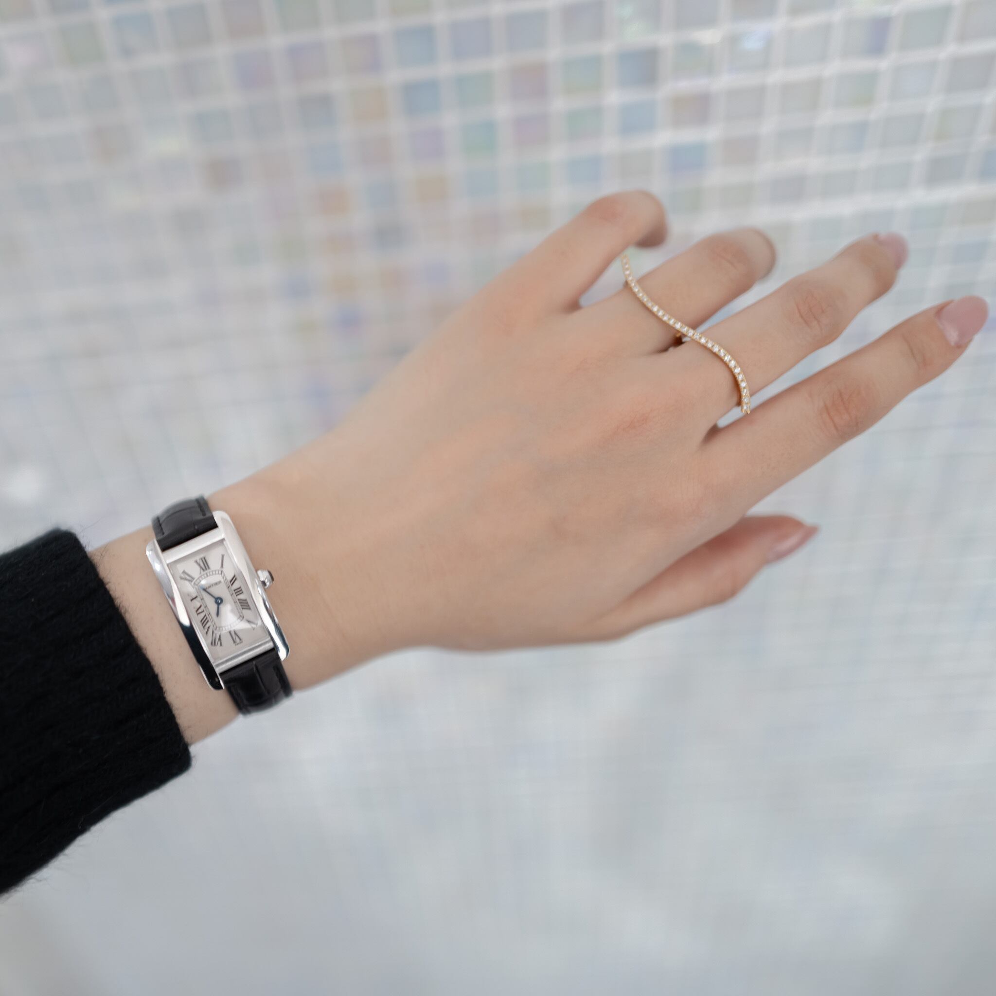 カルティエ タンクアメリカン SM WG | Ante Official select