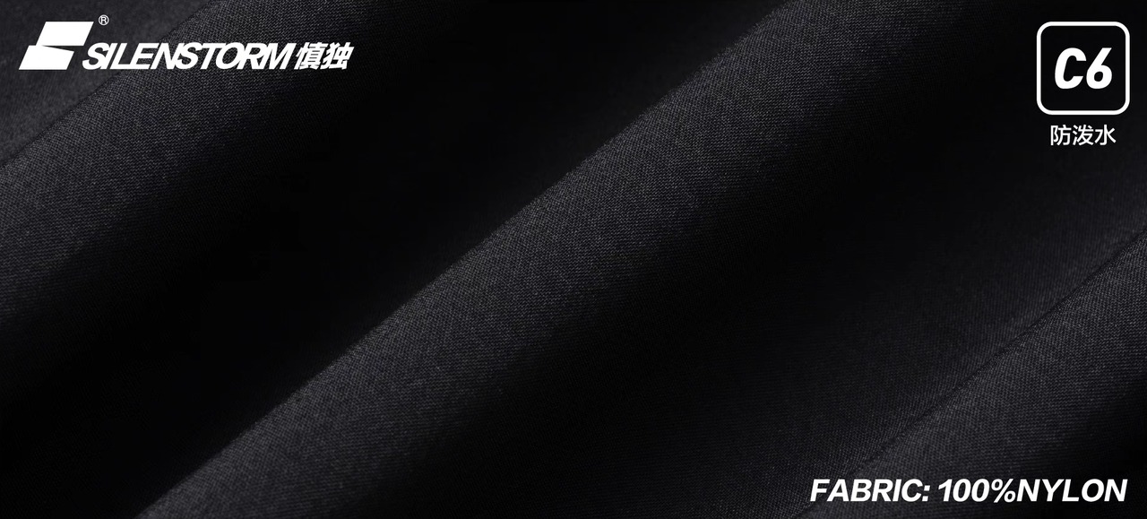 SILENSTORM 防水ロングジップストレートパンツ