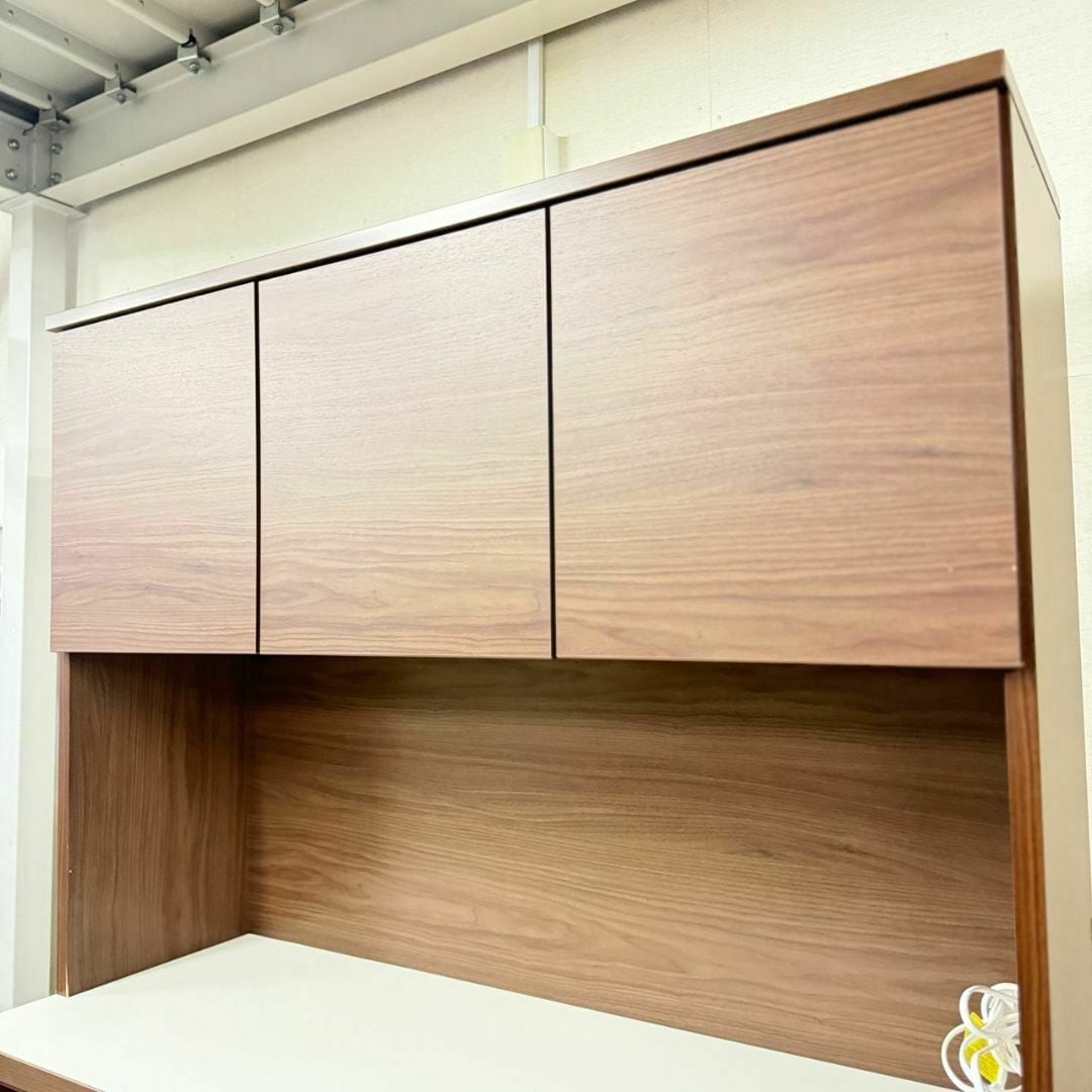 19711 3枚扉キッチンボード 幅115 食器棚 大川家具 cell120 | Pay ID