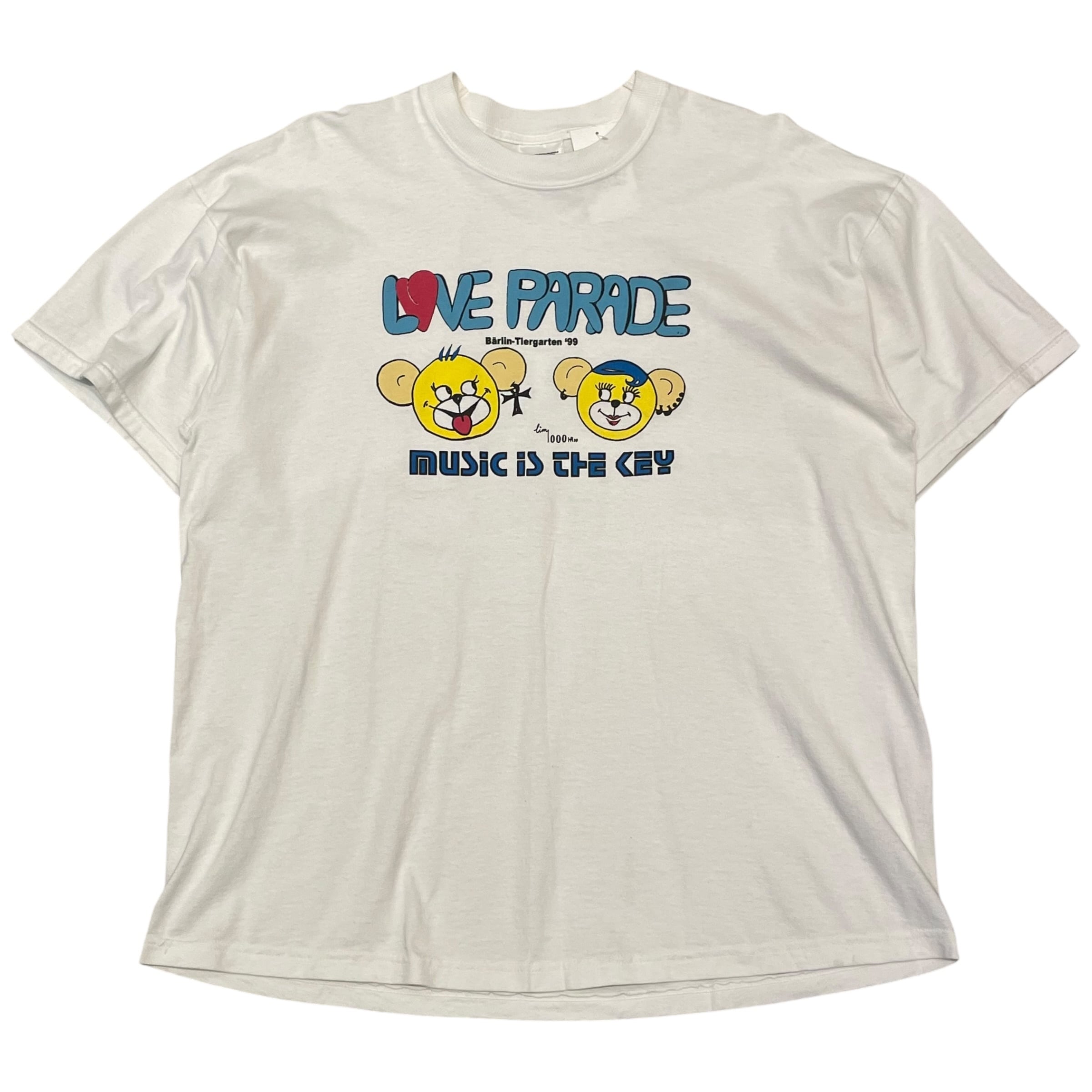 1999s LOVE PARADE "MUSIC IS THE KEY" T-shirt