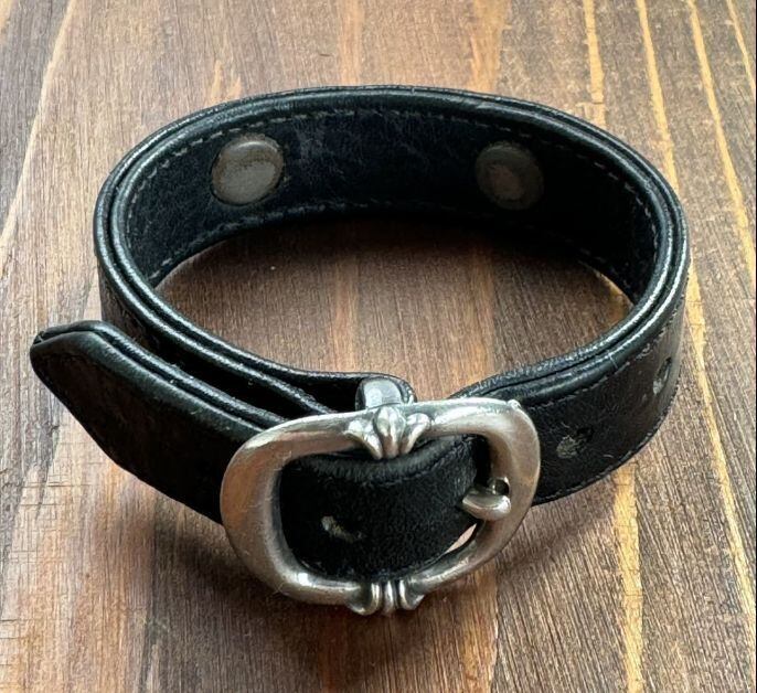 CHROME HEARTS クロムハーツ スクロールラベル ガンスリンガーバックル