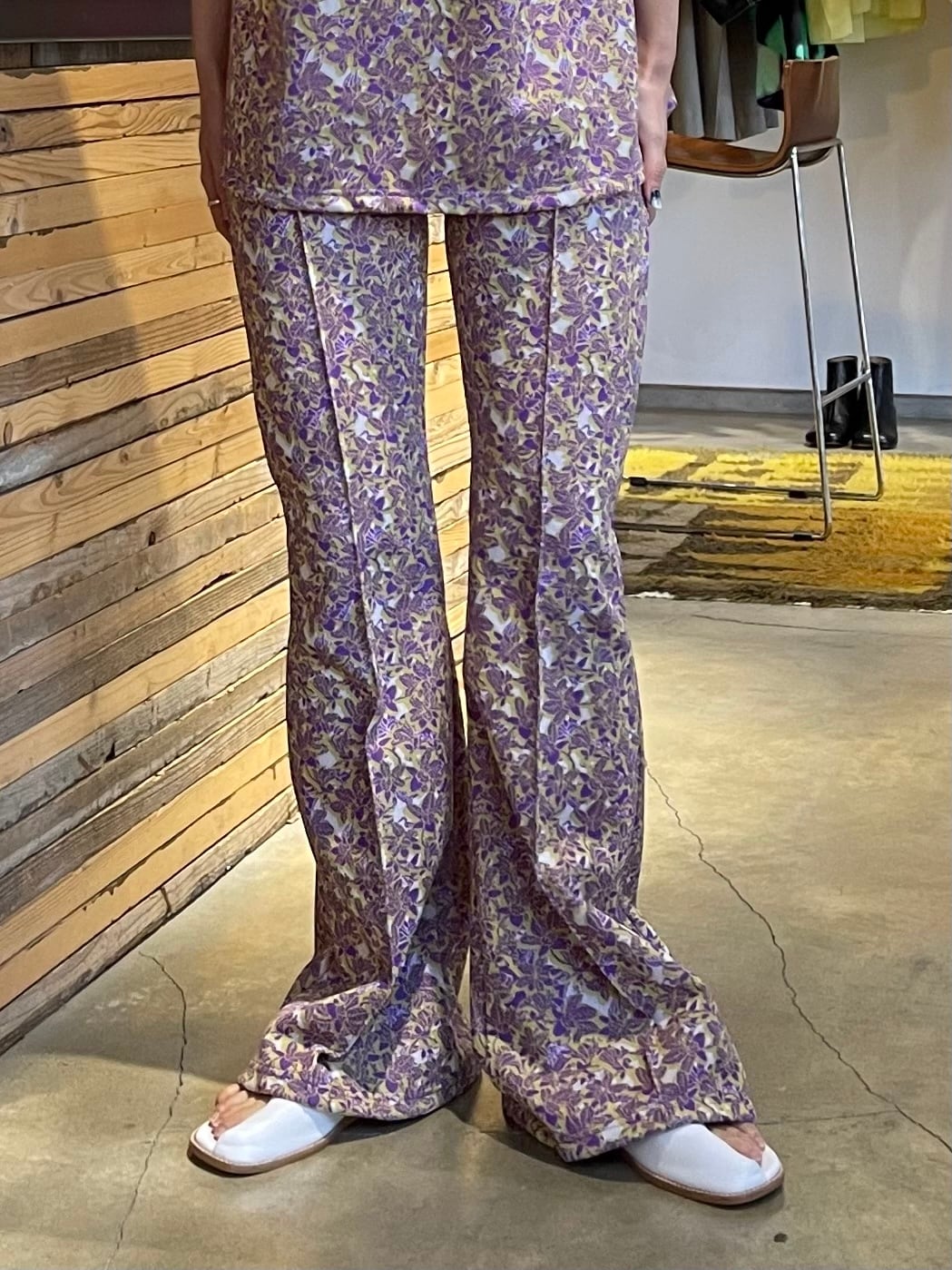 【23SS】FUMIE TANAKA フミエタナカ / FLOWER JAQUARD PANTS | TRENTオンラインショップ　 (福岡市セレクトショップ) powered by BASE