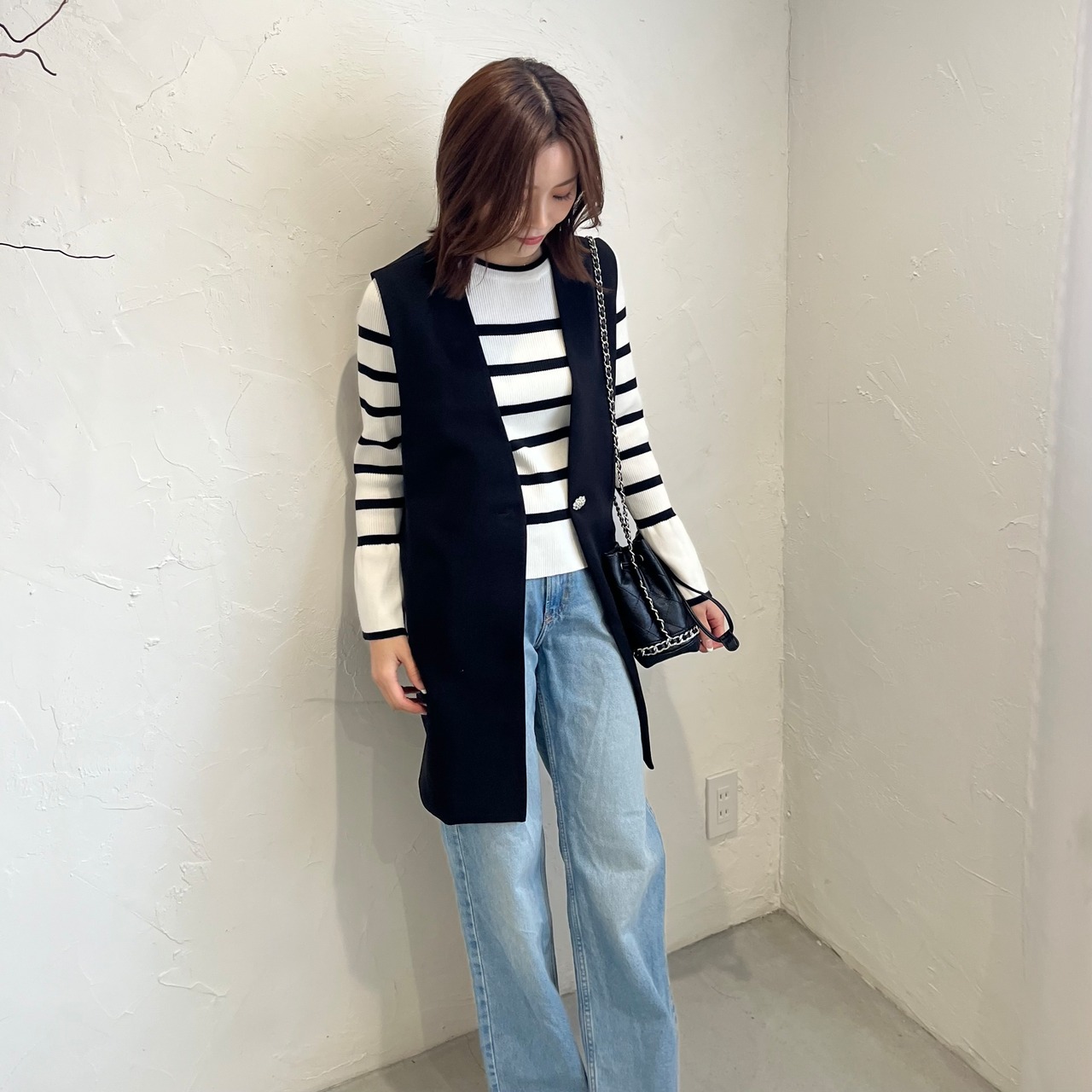 フレア袖ニット[30014]